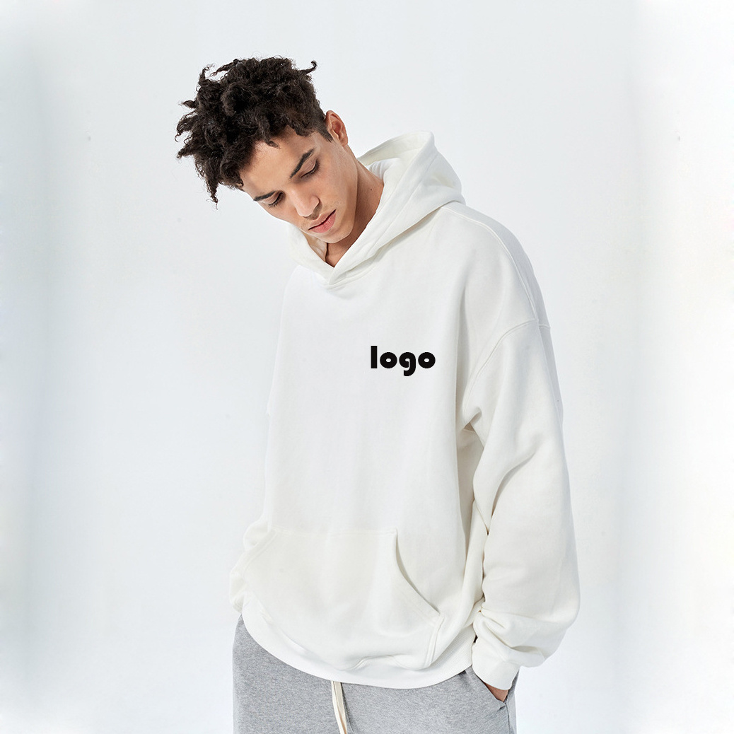 Men 2022 Hoodies Fashion Custom Heavyweight Blank Puff Printing Hoodie Wholesale Hoodies Men Custom Sweatshirt