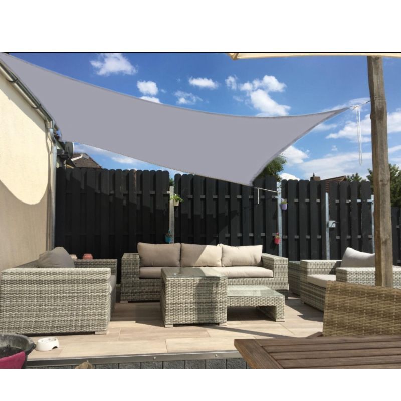 Rectangle UV Block Canopy Awning Shelter Fabric Cloth Screen Outdoor Sun Waterproof  Shade Sail for Garden and Backyard