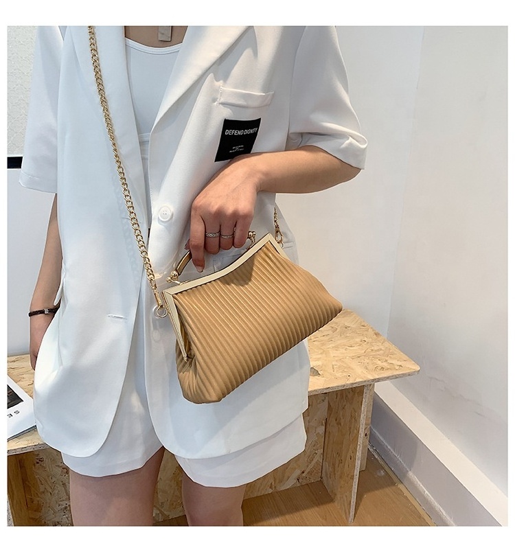 2022 New Drop Shipping Tassel PU Quality-Bags Cross Chain Shoulder Designer Small Jelly Bag Women Luxury Vegan Leather Handbags