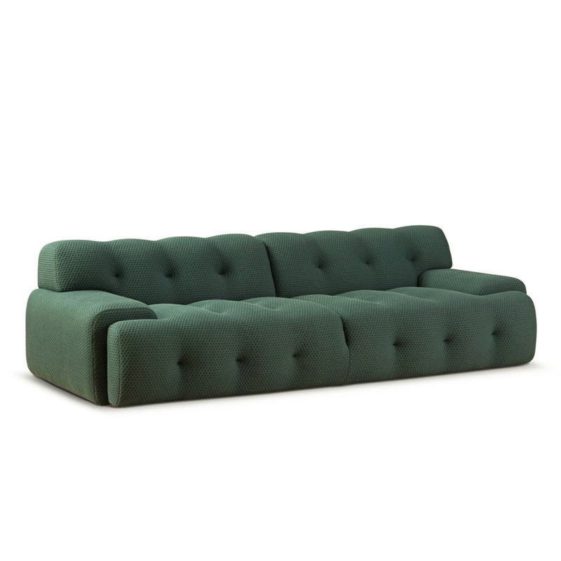 Arabic Floor Seating Sofa Dark Green Lifestyle Living Furniturel Luxury Curved Designer Sofa