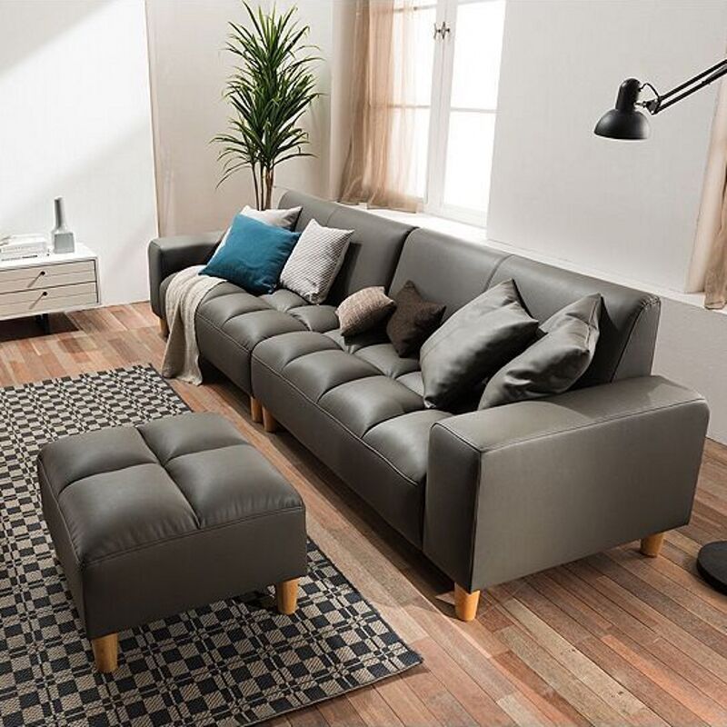 Furniture Luxury Leather Sofa Sets Living Room Furniture Modern Sofa Seat Chesterfield Sofa Top Grain Leather Household