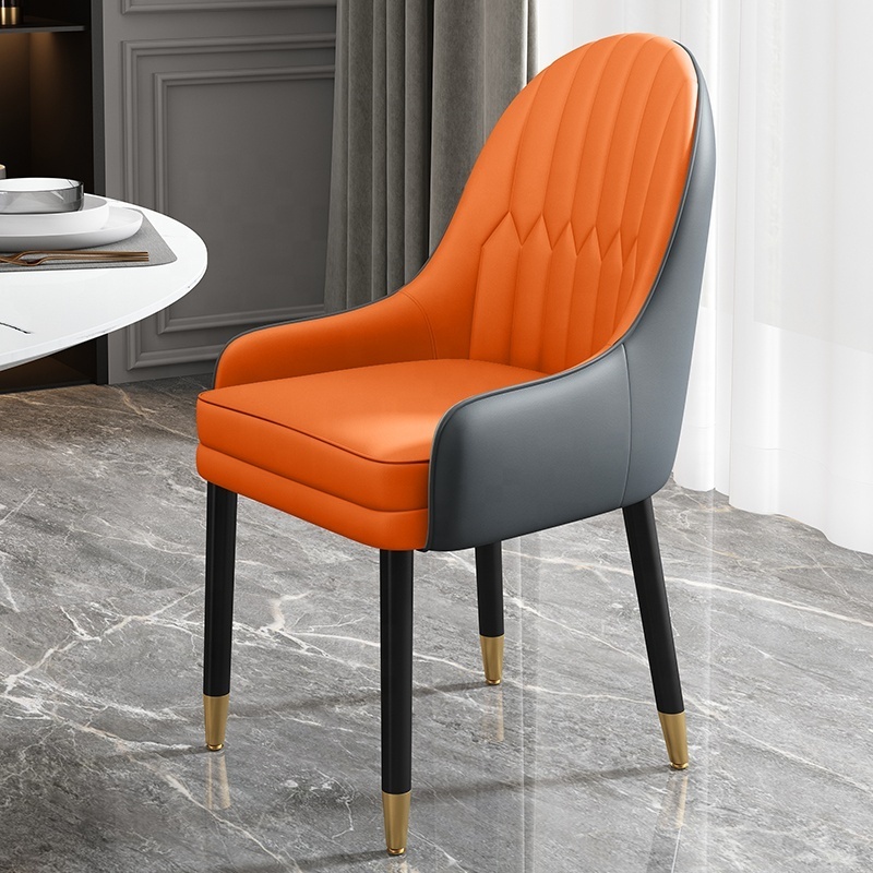 Modern Desk Chair for Living Room Dining Room Chairs Modern PU Leather Dining Chairs Set of 2