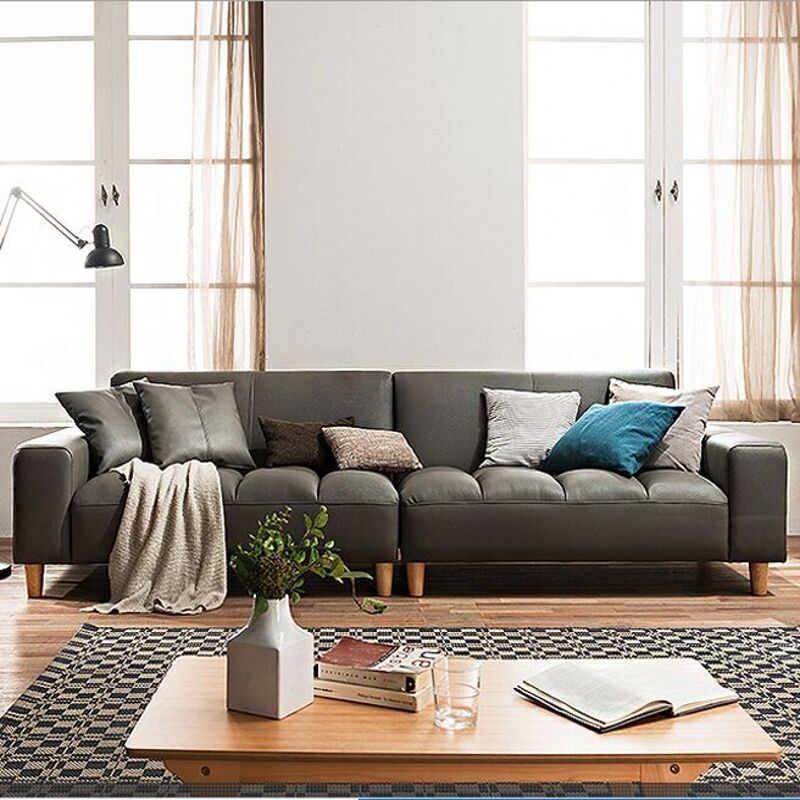 Furniture Luxury Leather Sofa Sets Living Room Furniture Modern Sofa Seat Chesterfield Sofa Top Grain Leather Household