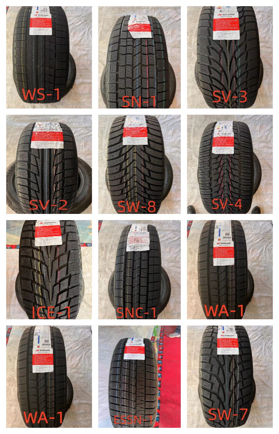 taiwan nankang brand 245/60R18 snow resistant tires snow tyre 22456018