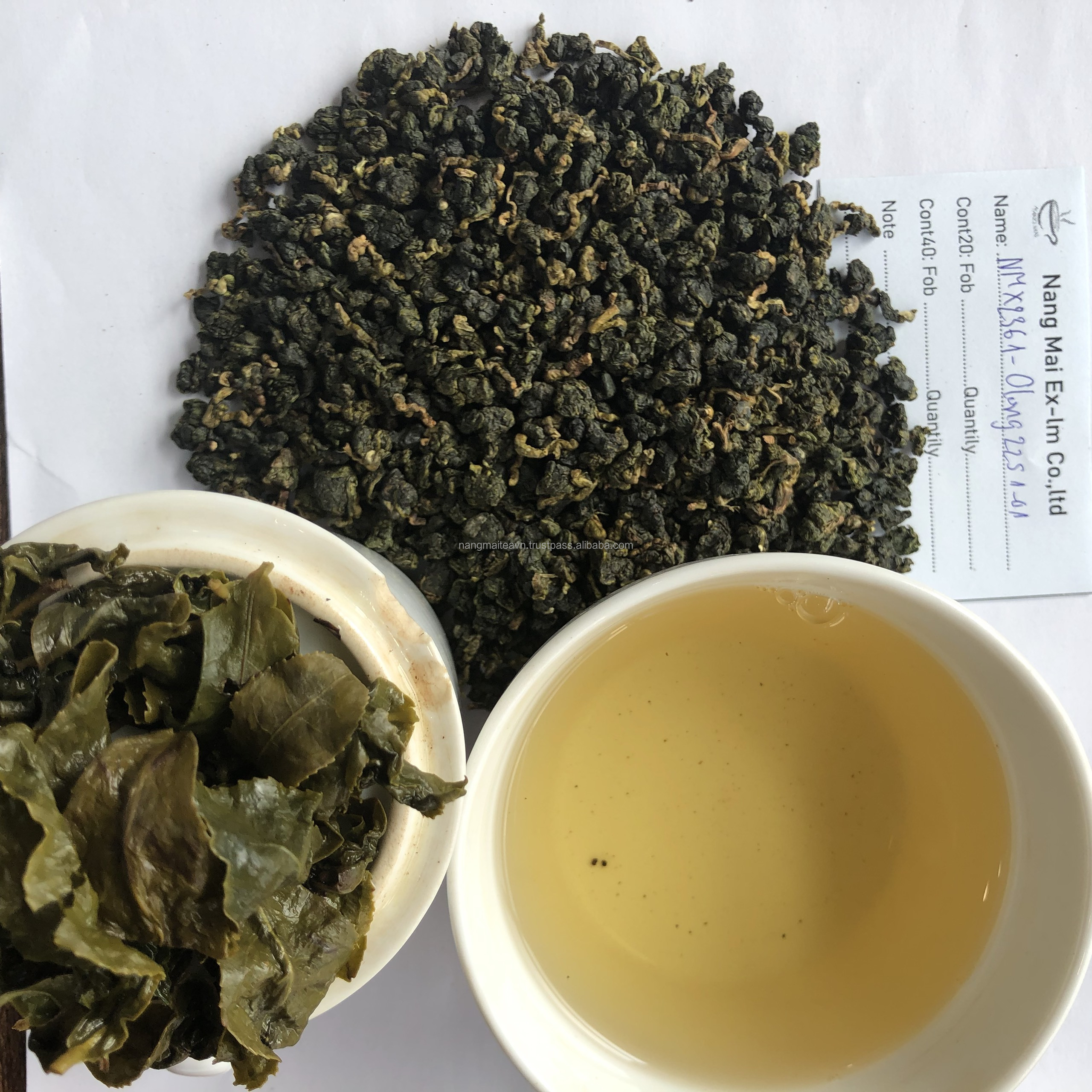 Delicate Oolong Tea Finest Aromatic Flavor High Mountain in Lai Chau Vietnam Taiwanese Wu Long Cha Direct From Vietnam Factory