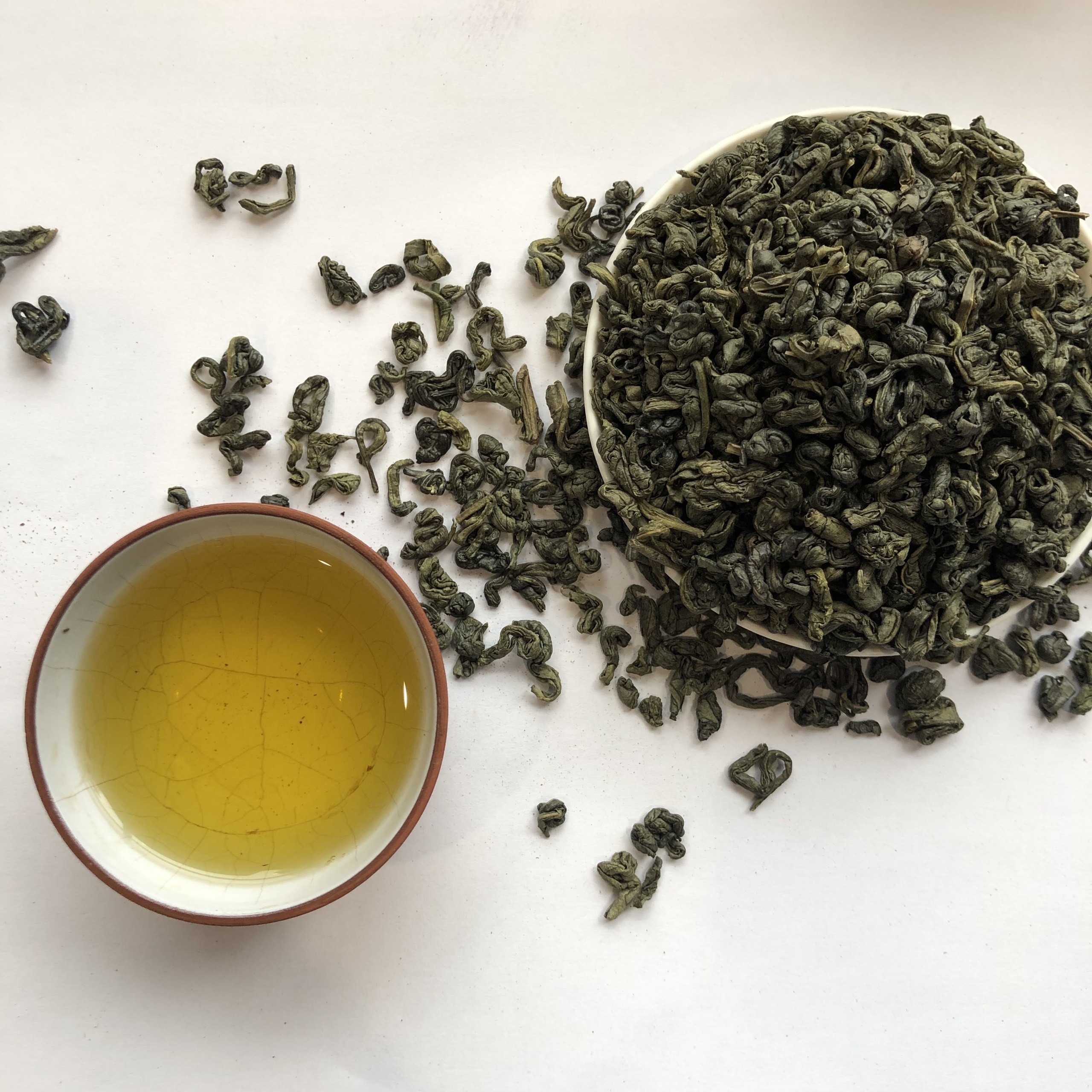 BEST HIGH-GROWN SUPER PEKOE GREEN TEA FROM VIETNAM GOLDEN BROKEN LOOSE LEAF CHUNMEE TEA PRIVATE LABEL BULK QUANTITY AVAILABLE