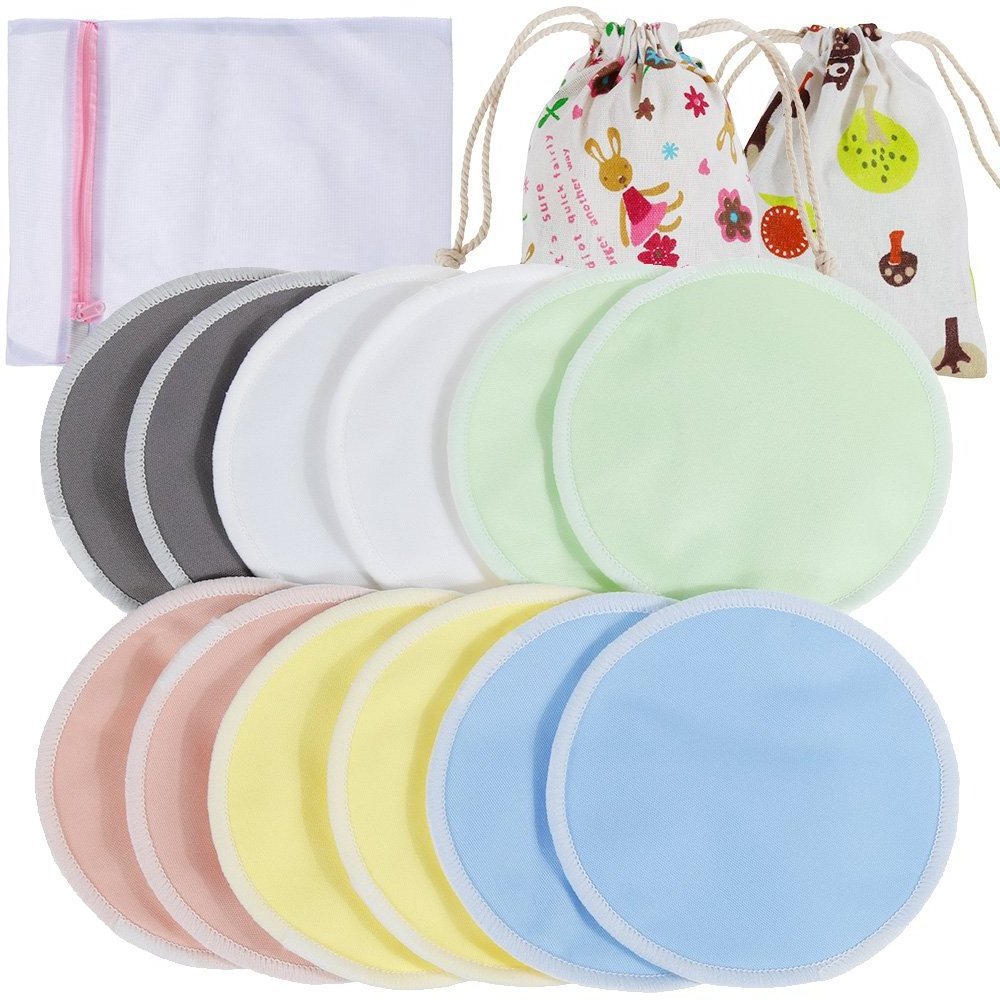 FuAn baby High Quality bamboo nursing pads reusable Breast Leaking Pads bamboo nursing breast pads free sample