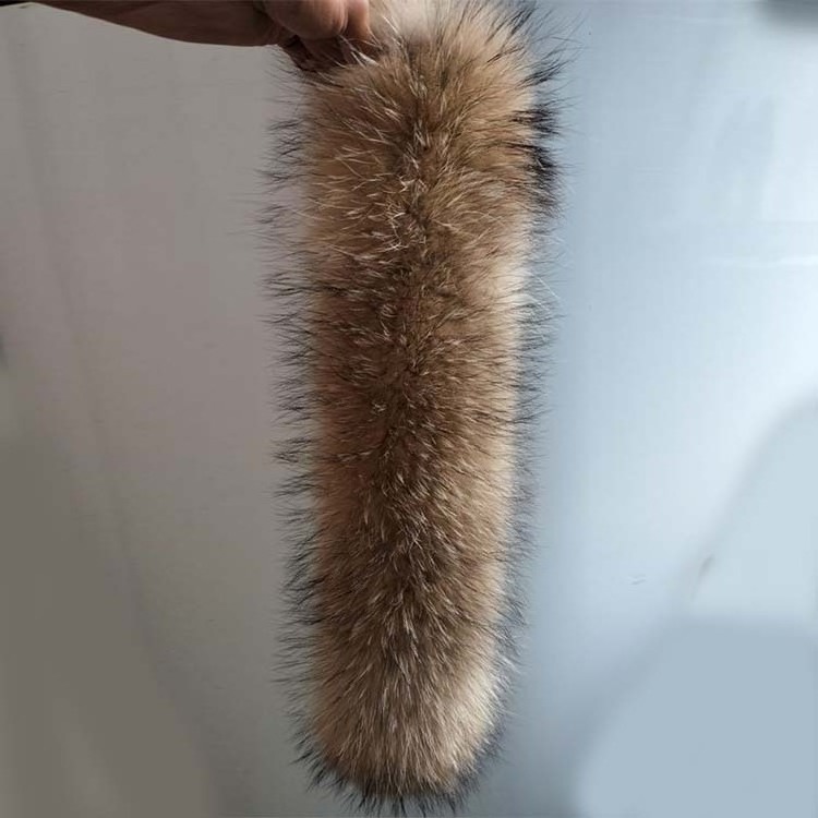 Raccoon Fur Collar For Winter Coats Real Raccoon Fur Trim