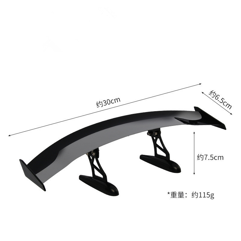 China Supplier Adjustable Spoiler Car Carbon Fiber Rear Wing Racing trunk Tail Spoiler