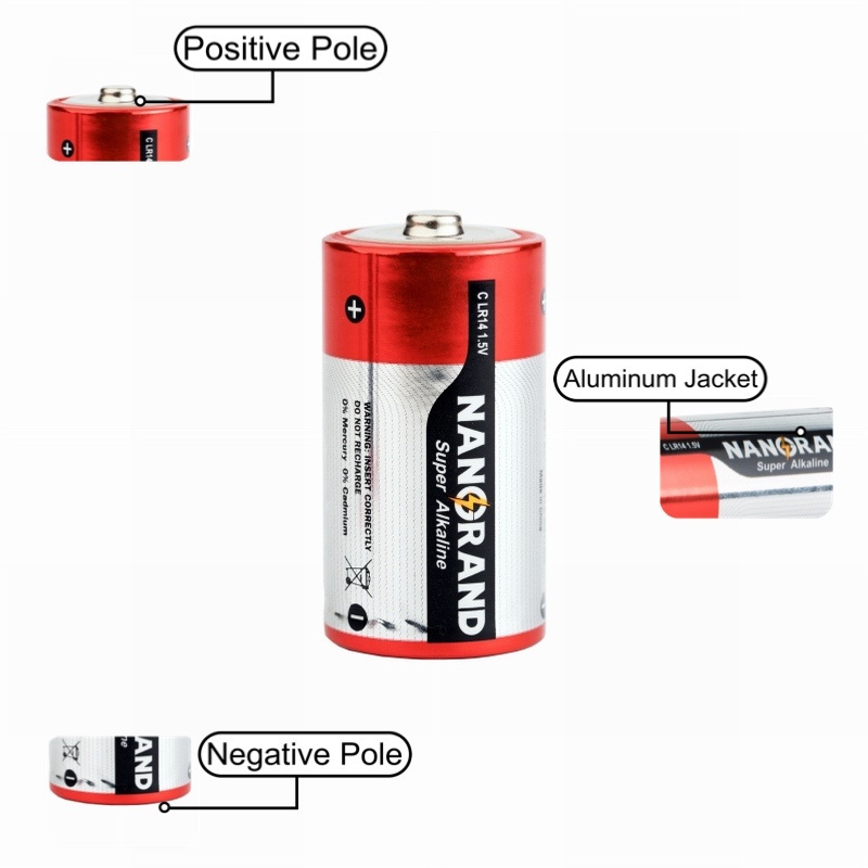 c/lr14 batteries 1.5v alkaline China battery lr4