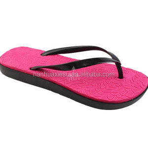 Women Beach flip flops Summer Shoes Casual Rose Red for Girl Soft Flat Sandals Indoor Outdoor Lightweight Non-Slip Slippers 2020