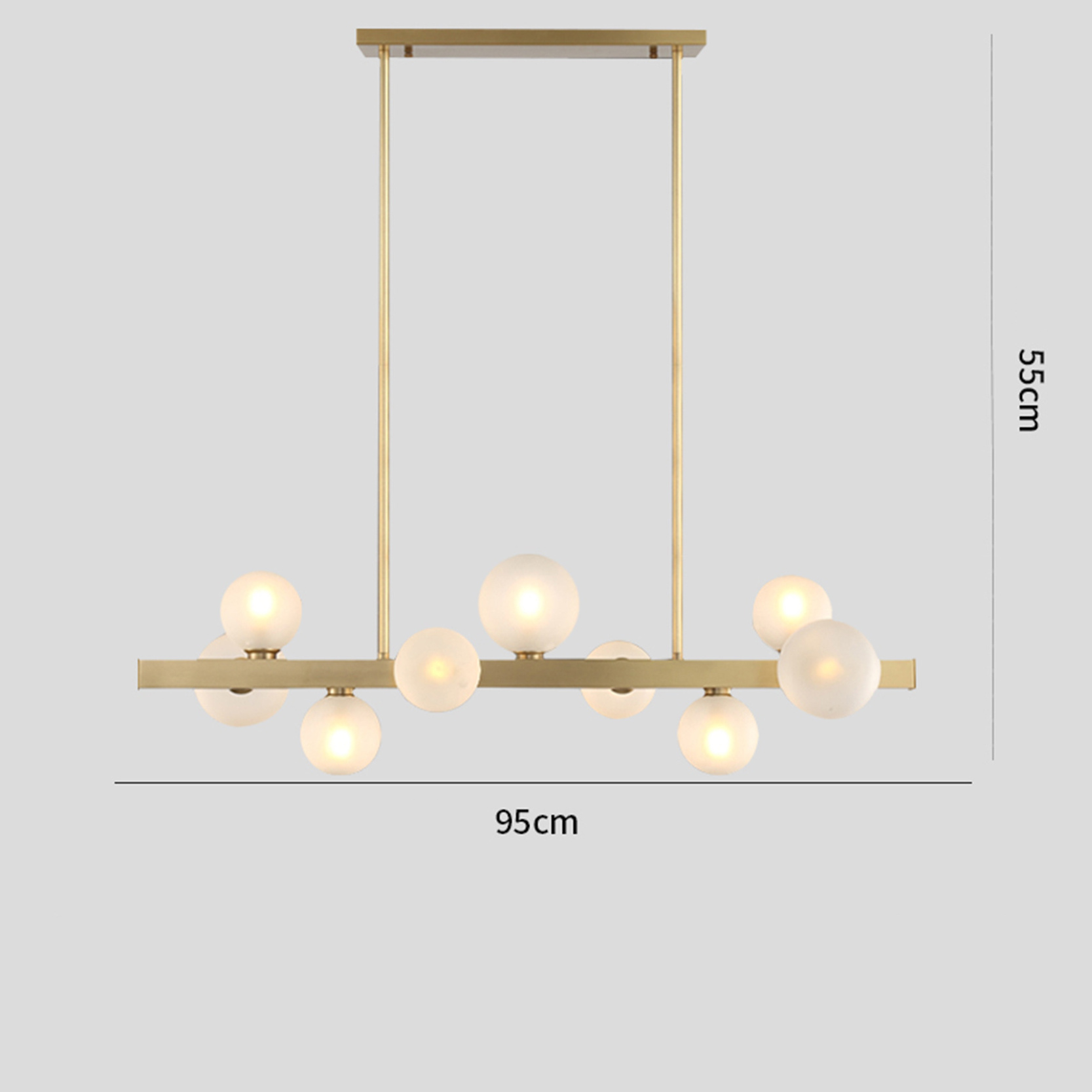 Premium Quality Design Style Simple Antique Brass Chandelier For Home Ceiling Led Light Round