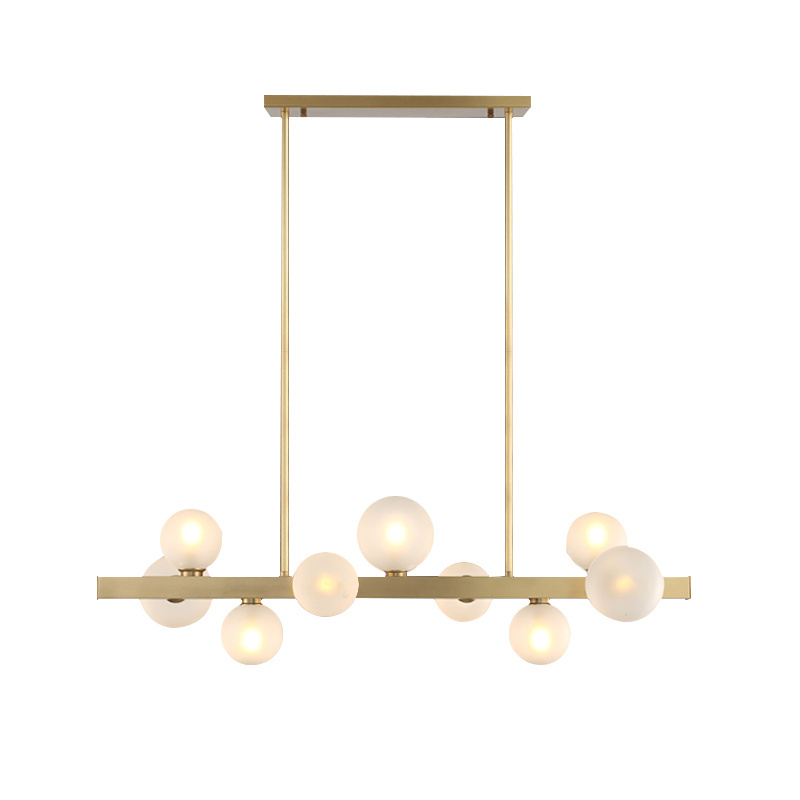 Premium Quality Design Style Simple Antique Brass Chandelier For Home Ceiling Led Light Round