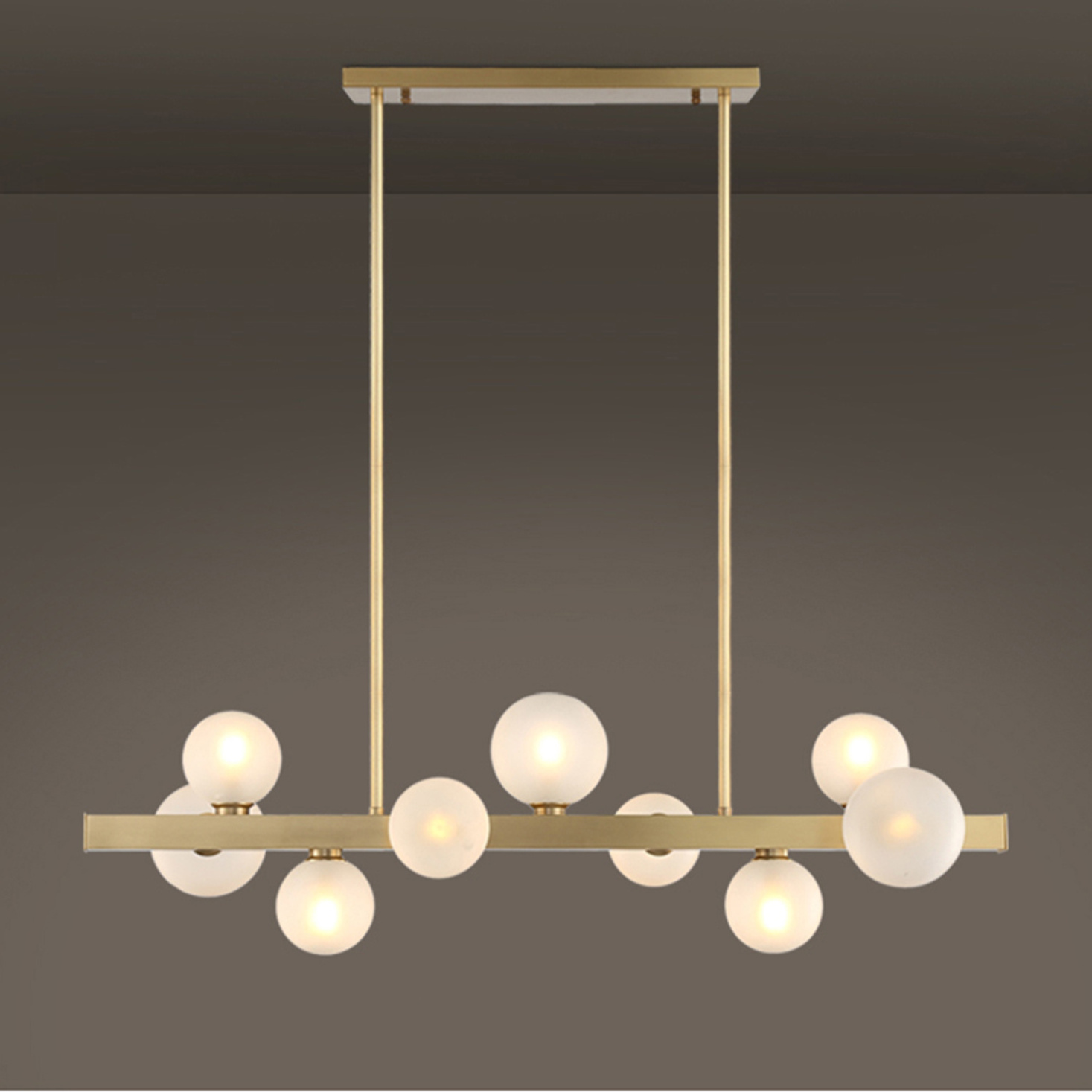 Premium Quality Design Style Simple Antique Brass Chandelier For Home Ceiling Led Light Round