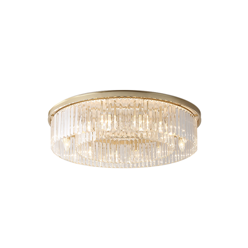 High End Home Switch Control Strip Luxury Lighting Crystal Ceiling Light Fixtures