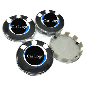 Car Wheel Hub Center Caps Covers Emblem 56mm 68mm for BMW E46 E36 E39 emblems auto logo Customized Logo Blue White Black White