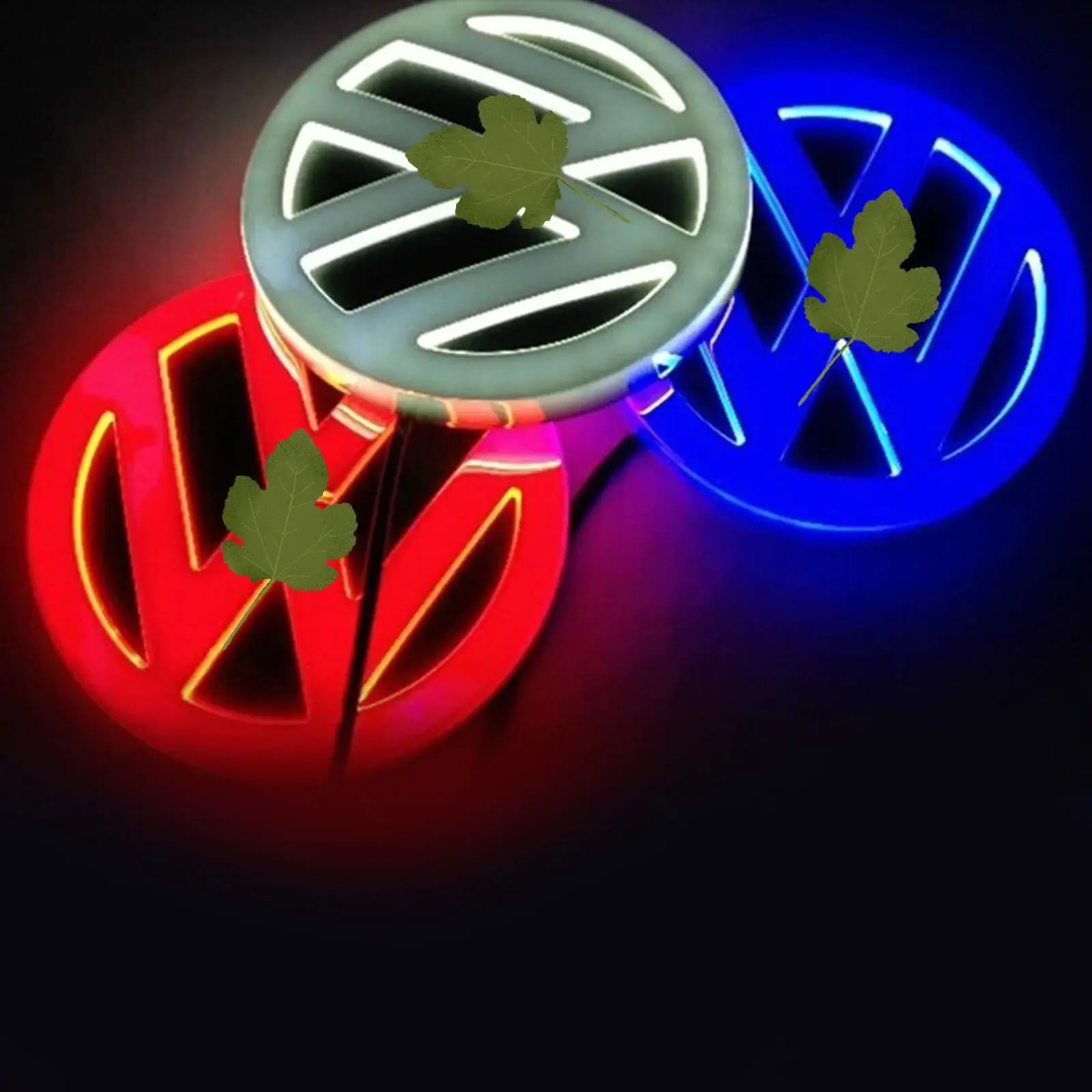 emblems auto logo  Car Logo LED badge Emblem LED Car front car led emblem used for golf rear decoration