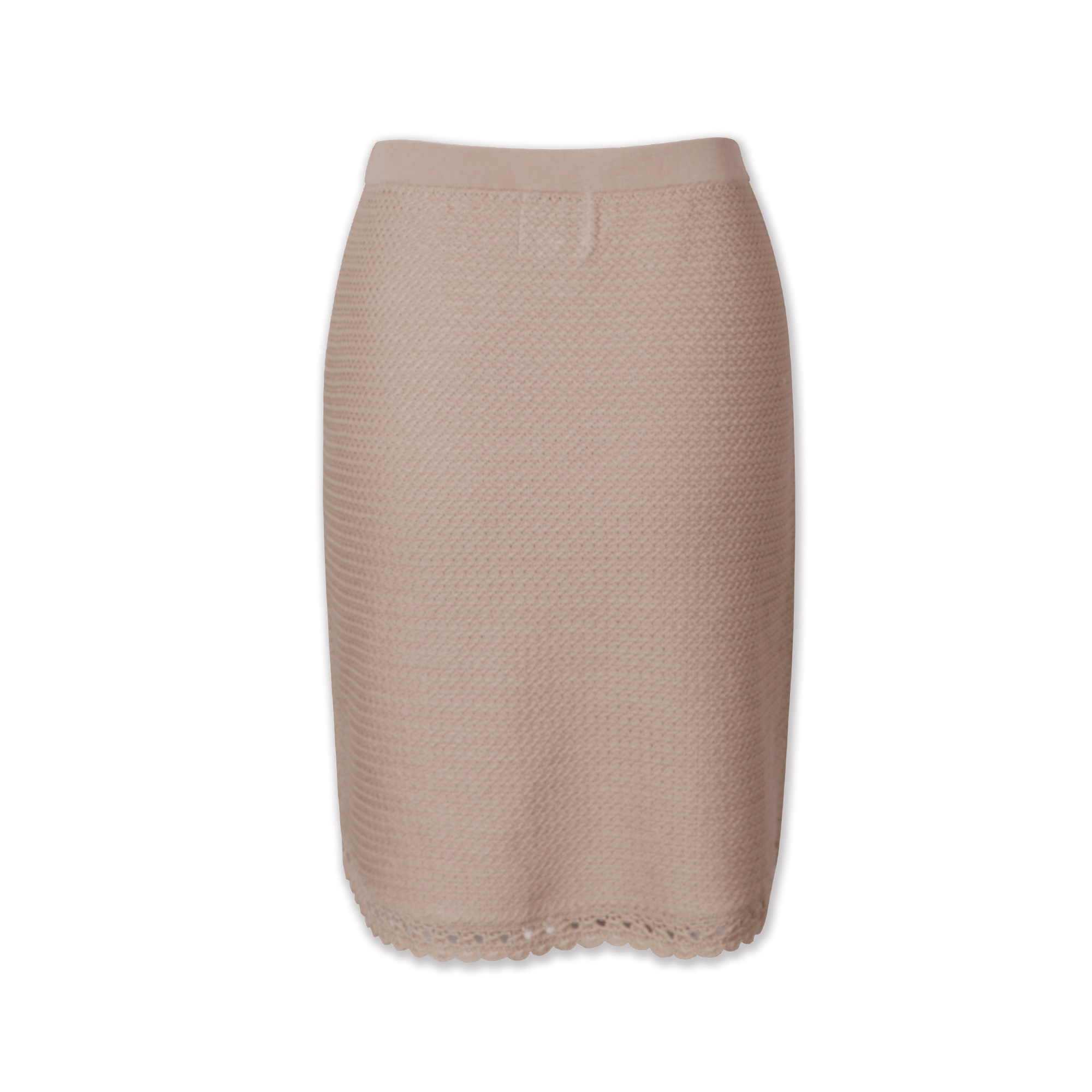 Top Fashion Crochet Edge Knit Short Skirt Sweater Dress for Women