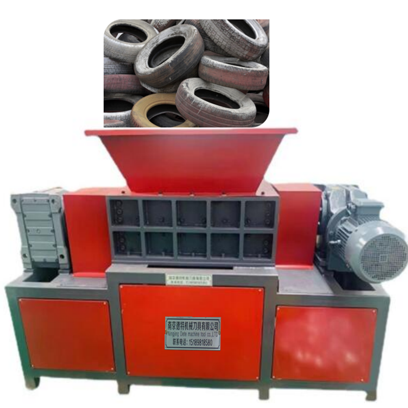 Dete portable mobile tire shredder machine