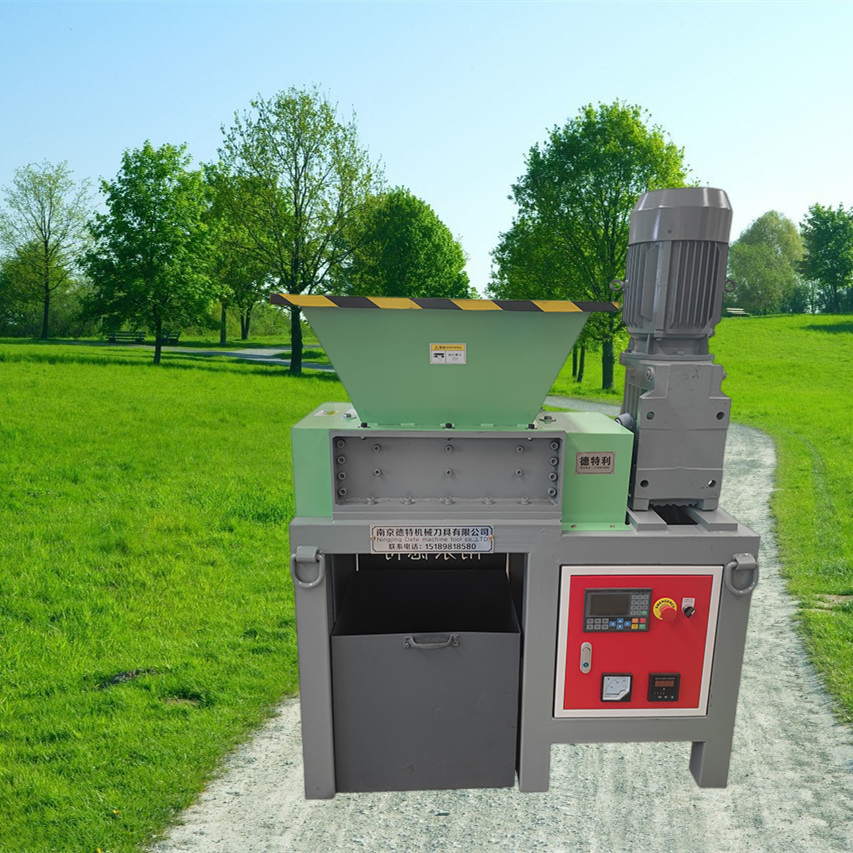 automatic plastic shredder machines  Industrial Heavy Duty single Shaft Steel Shredder wood crusher