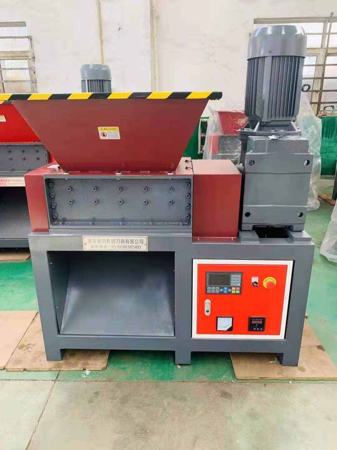 mini waste plastic shredder machine double shaft shredder for sale