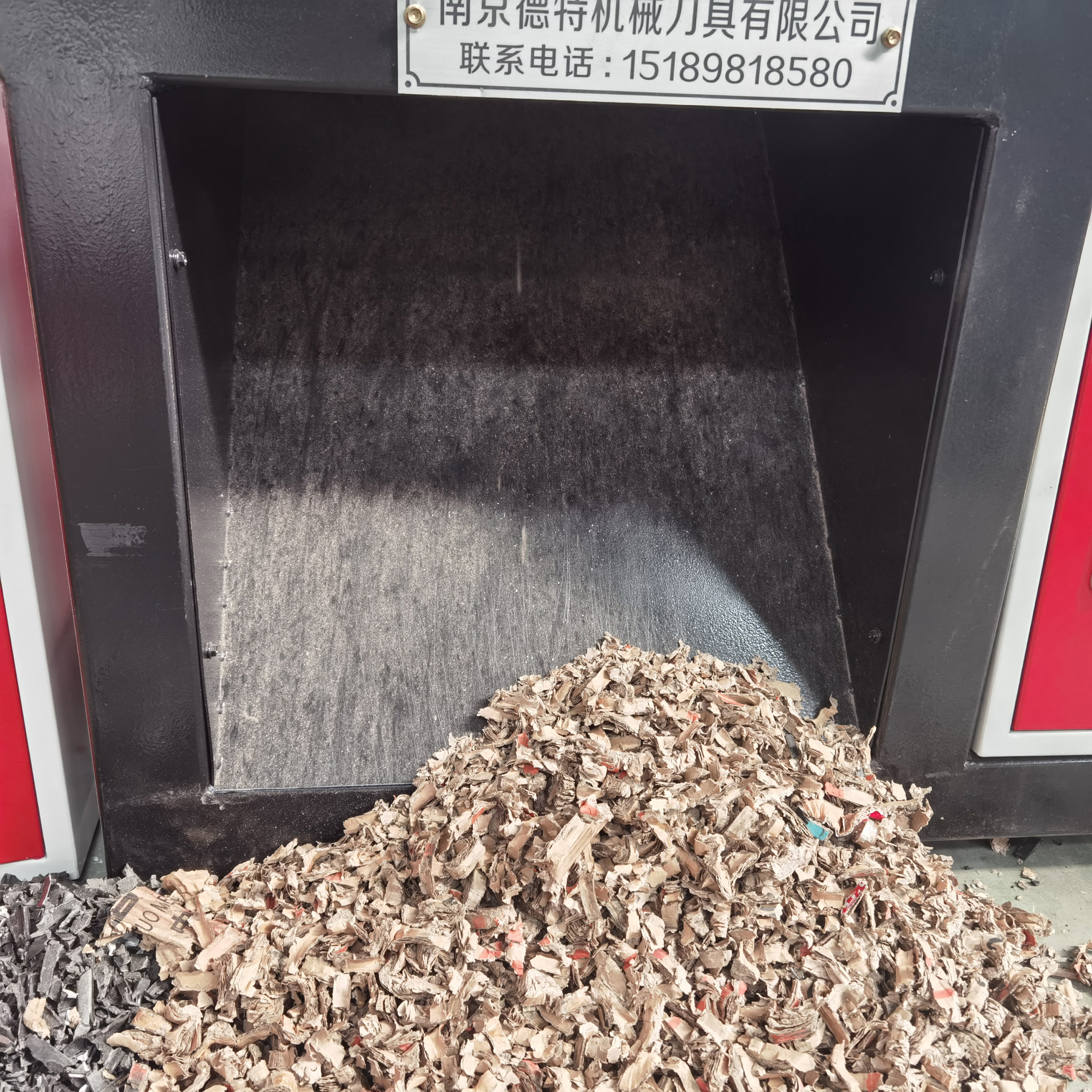 automatic plastic shredder machines  Industrial Heavy Duty single Shaft Steel Shredder wood crusher