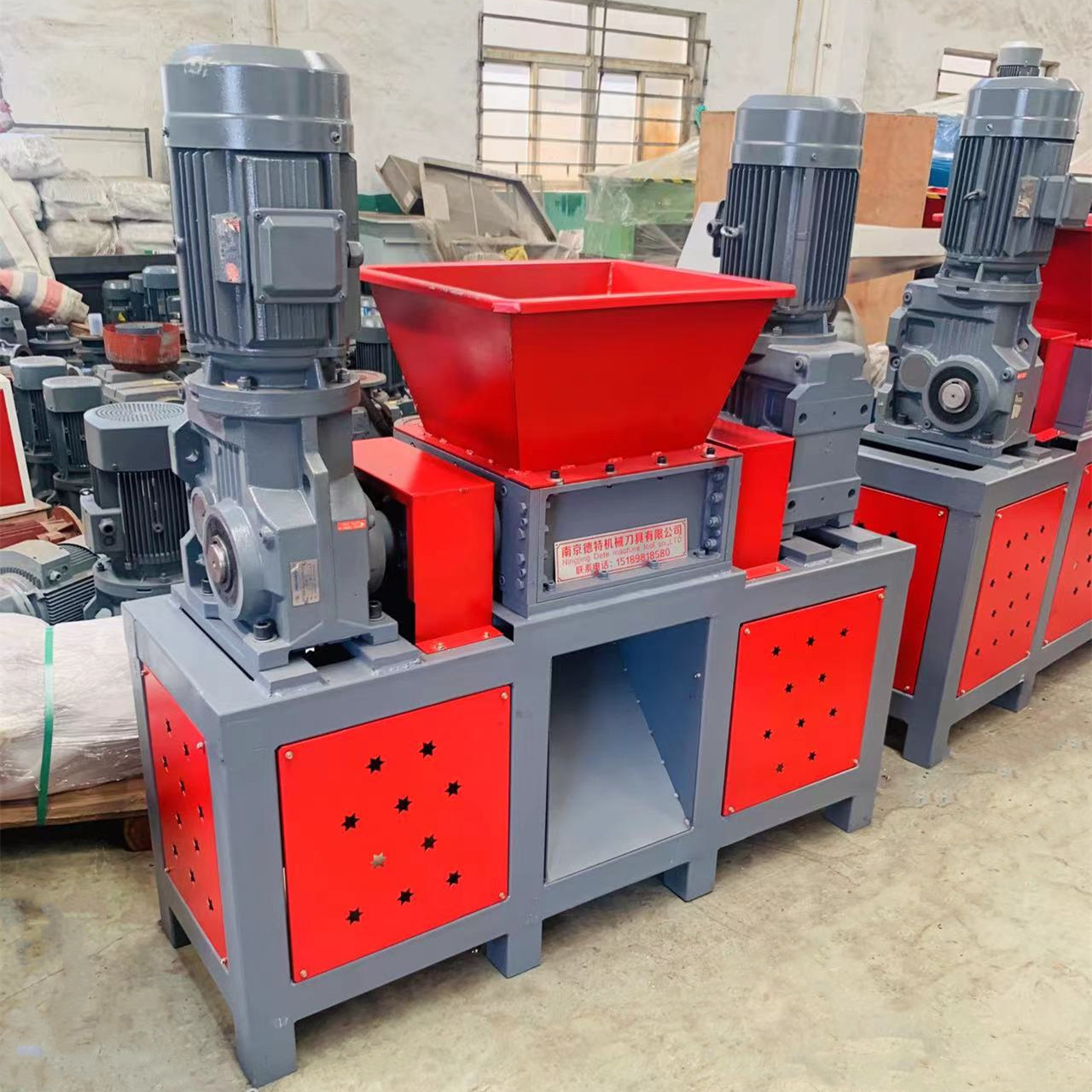 Dete Waste Rubber Tyre Recycling Machine Shredder Used Tyre Recycling Plant/Tire Shredder