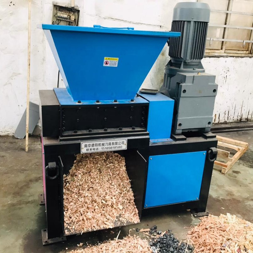 automatic plastic shredder machines  Industrial Heavy Duty single Shaft Steel Shredder wood crusher