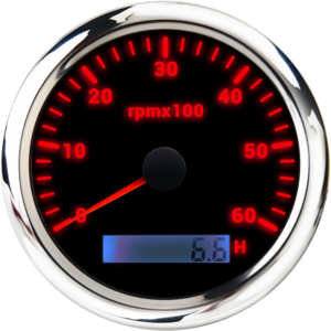 85mm Universal Tachometer 1-6000RPM For Bus Truck Tractor