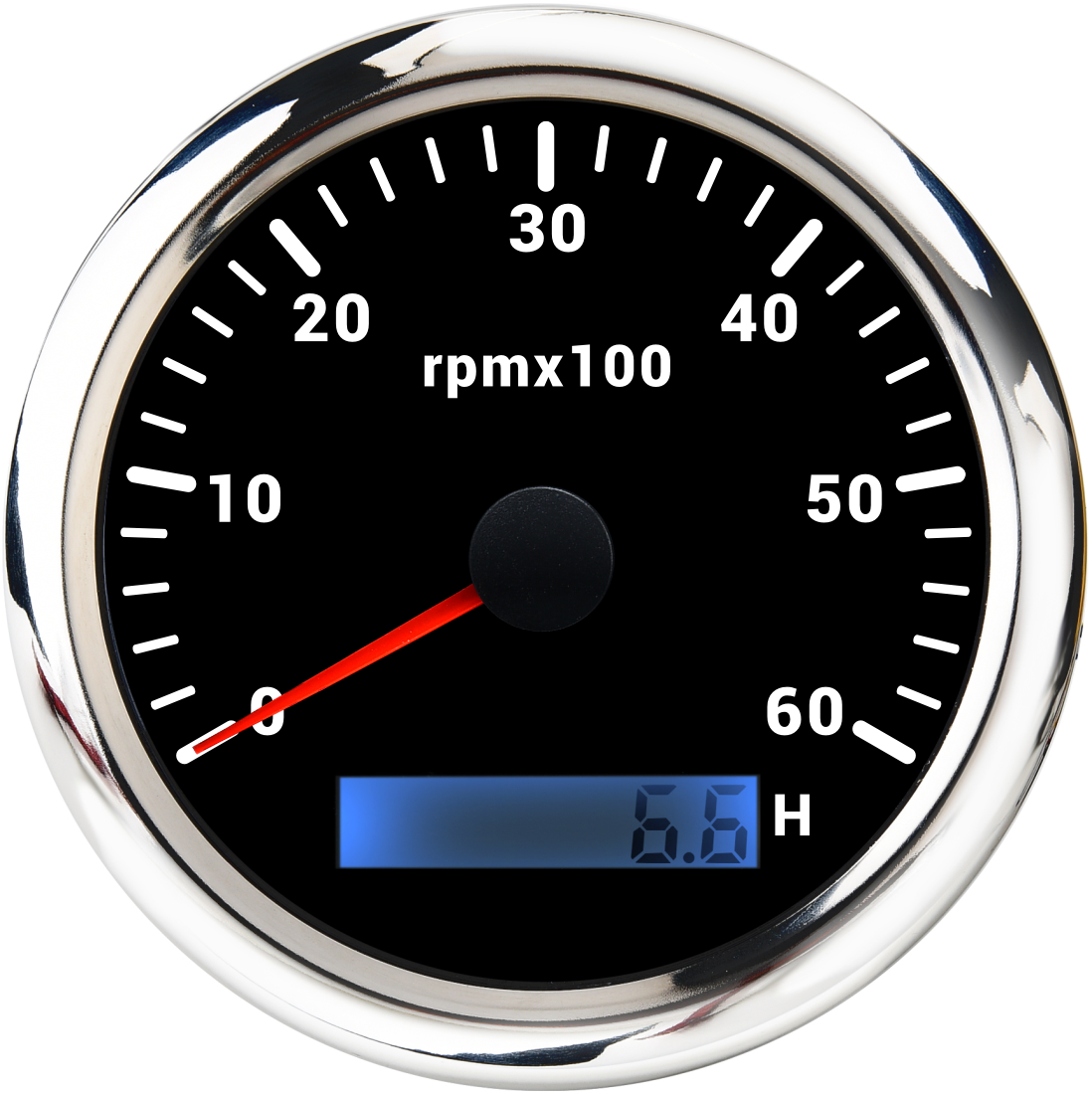 85mm Universal Tachometer 1-6000RPM For Bus Truck Tractor