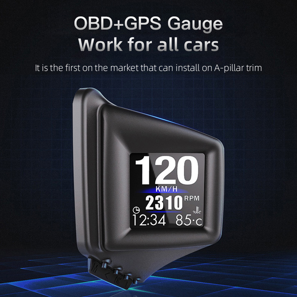 OBD2 and GPS display vehicle speed limiters speed limiter for trucks and remote control hud head up