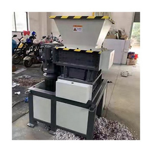 Dual Shaft Plastic Crushing Machine Fabric Shredding Double Shaft Shredder Machine Small Textile Shredder