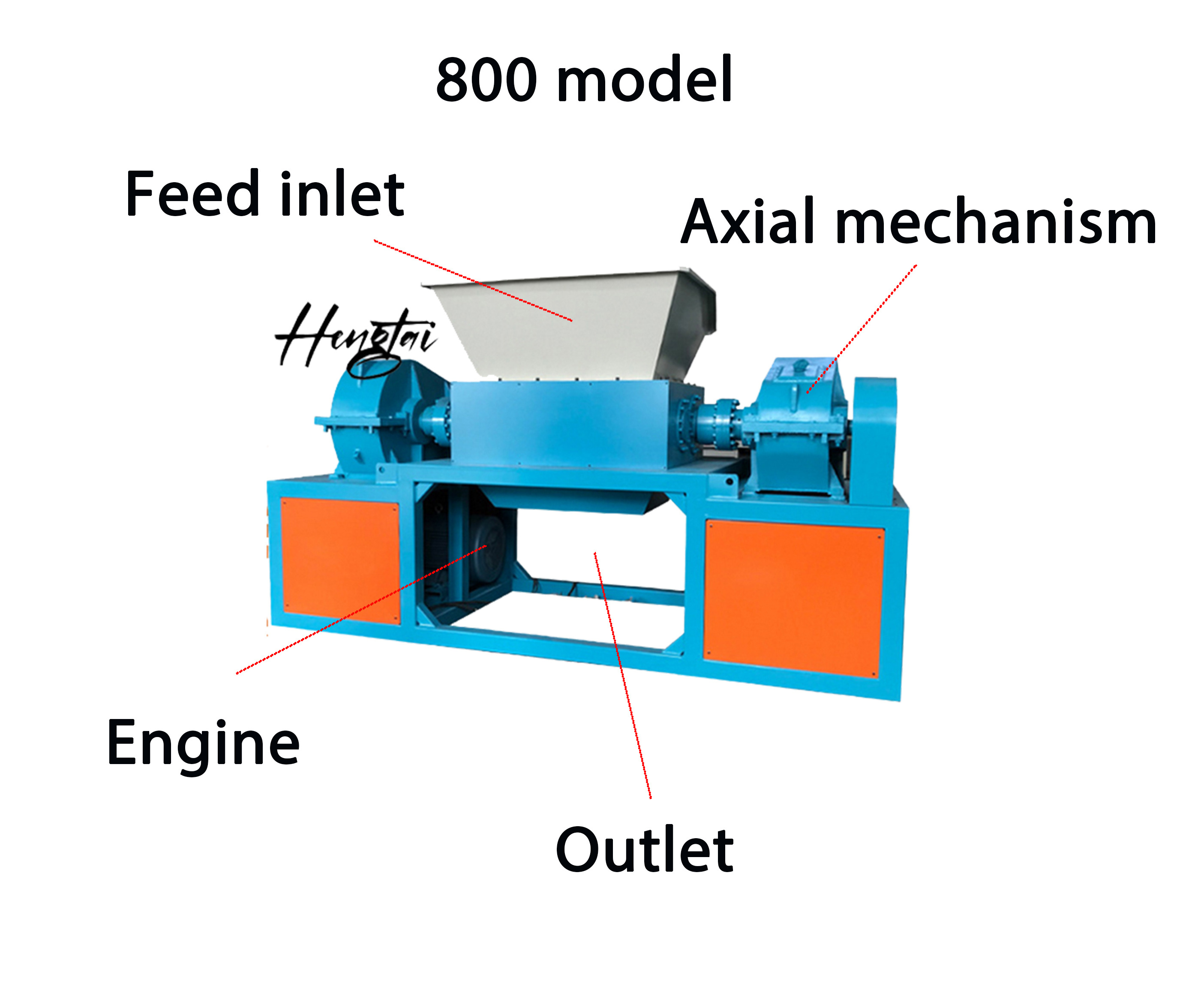 New Recycling One Time Forming Shredder Recycle Waste Crushers Plastic Granules Making Machine