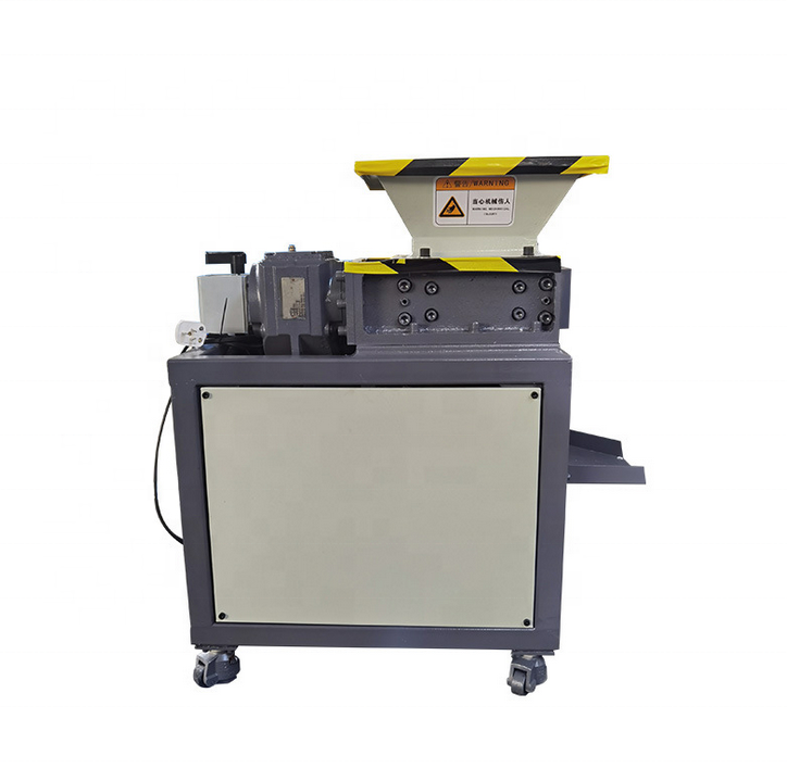 Mini Double Shaft Garbage Scrap Crusher Shredder 200Model Metal Small Plastic Shredder Machine