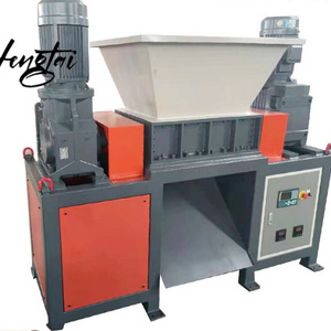 Double shaft large tyre shredder machine engine and plastic shredder crushing machine for sale