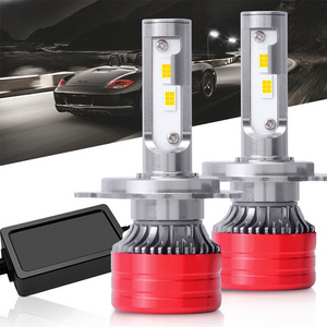 High Power Super Bright Waterproof 12V 24W 8000LM 6500K Led Lamp H4 Car Led Headlight Bulbs For Automotive LED Headlamp