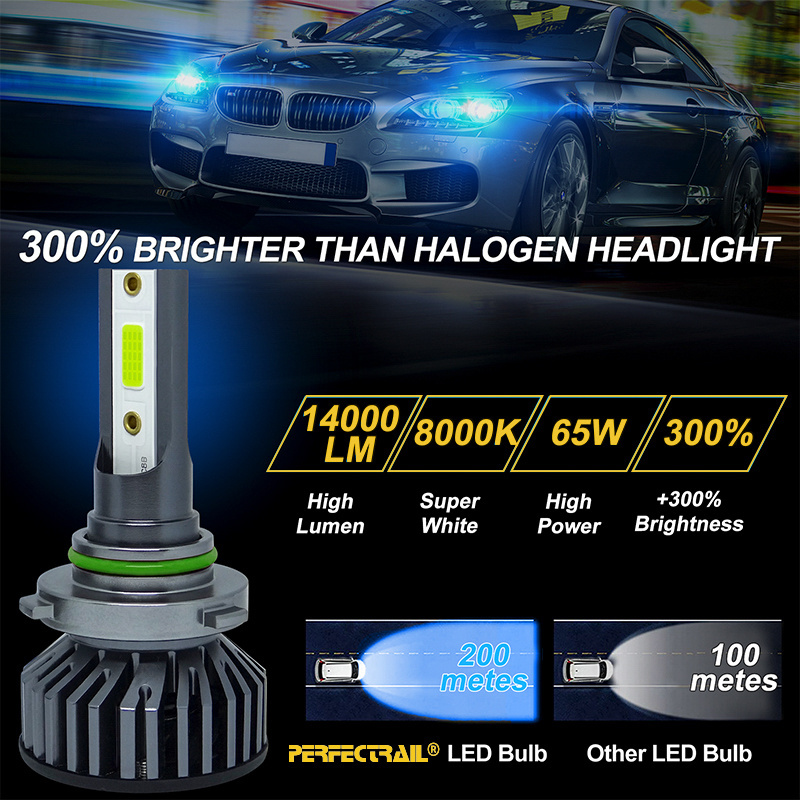 10000lm High Power Super Bright Canbus Auto LED Headlamp 9006 6000k 8000k Car LED Headlight Bulb