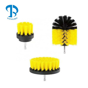 Drill Brush Power Scrubber Cleaning Brush Extended Long Attachment Set All Purpose Drill Scrub Brushes Kit for Grout, Floor