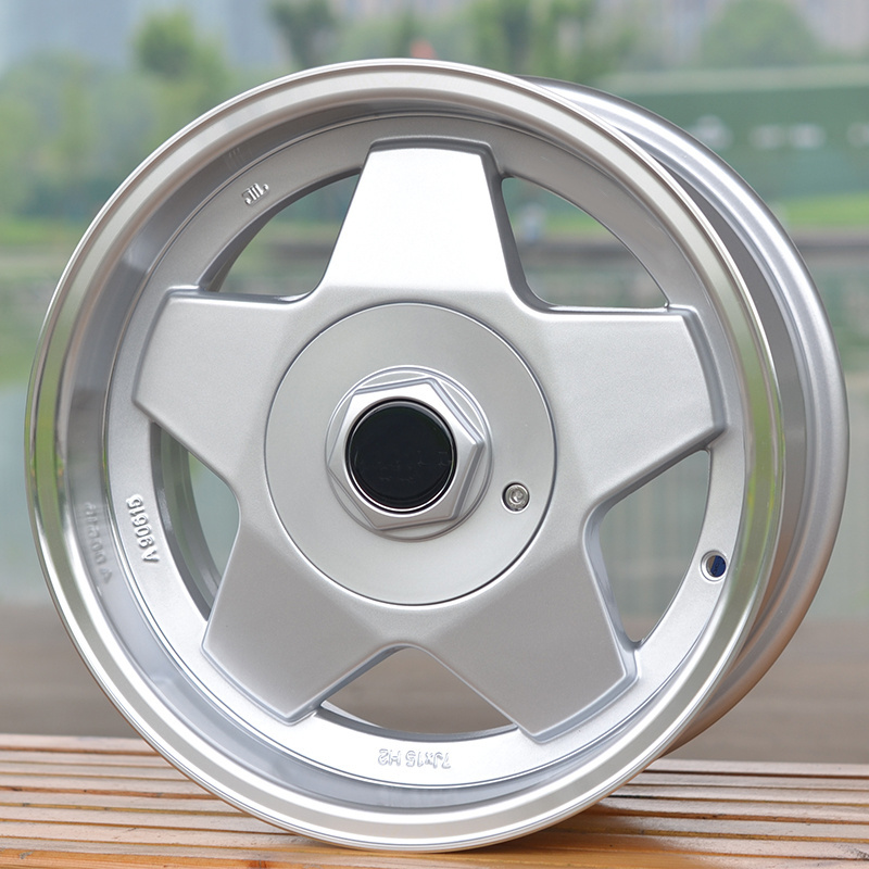 concave mesh wheels 15 inches 4x1004x114.3,cb:67.1 Spot alloy car wheels,design deep dish 5 Split Spoke