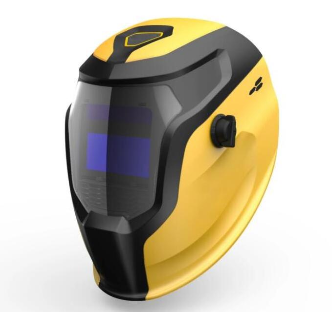 Fashion Jaguar 850E Yellow Welding Helmet for MIG MMA TIG Welder's Soldering Work Automatic Darkening Solar Powered Helmet