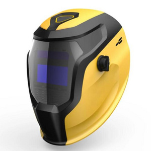 Fashion Jaguar 850E Yellow Welding Helmet for MIG MMA TIG Welder's Soldering Work Automatic Darkening Solar Powered Helmet