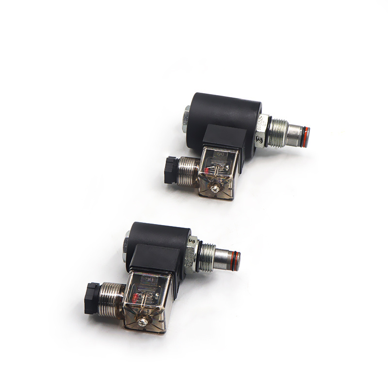 High quality hydraulic screw cartridge valve two-position three-way reversing solenoid valve