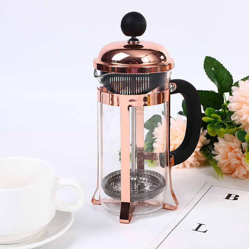 SIYUE  glass Coffee Tea Sets  french coffee presses Plastic Black Heat-resistant Borosilicate french coffee maker 9606