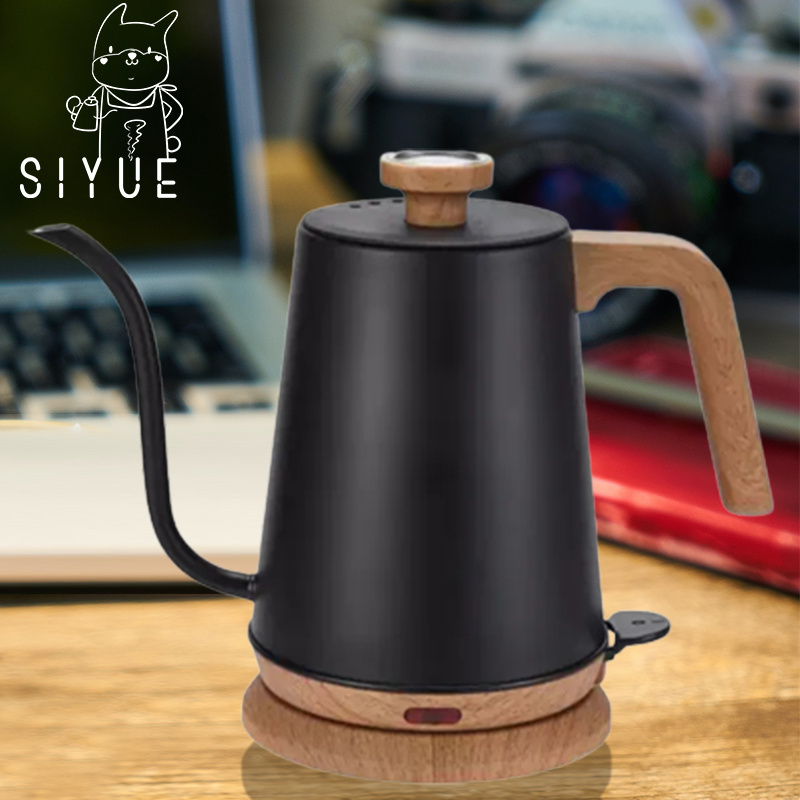 SIYUE 1000ML stainless steel small mini part coffee&tea kettle variable temperature gooseneck water kettle 9635