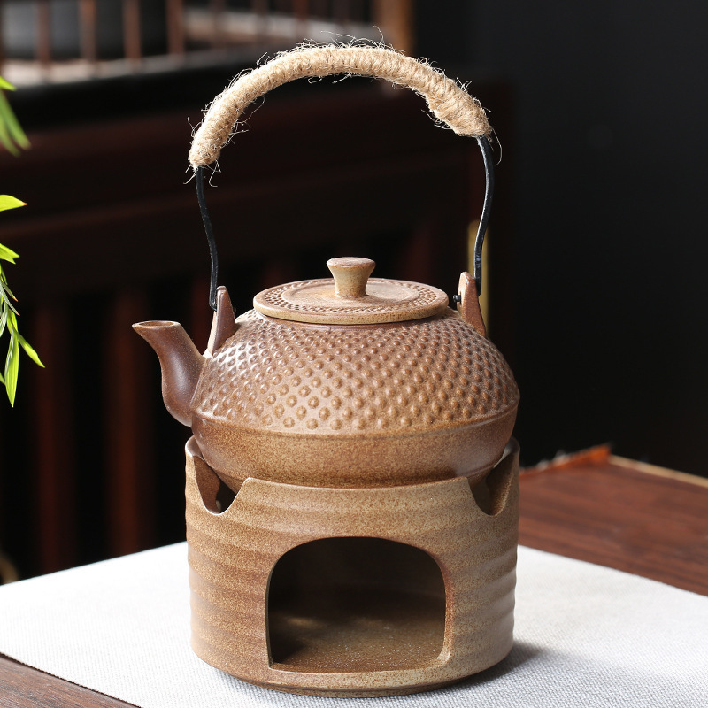 SIYUE Ceramic Charcoal Stove For Candle Heating Chinese Traditional Teapot For Kung Fu Tea Kettle Large Capacity Teaware 9069