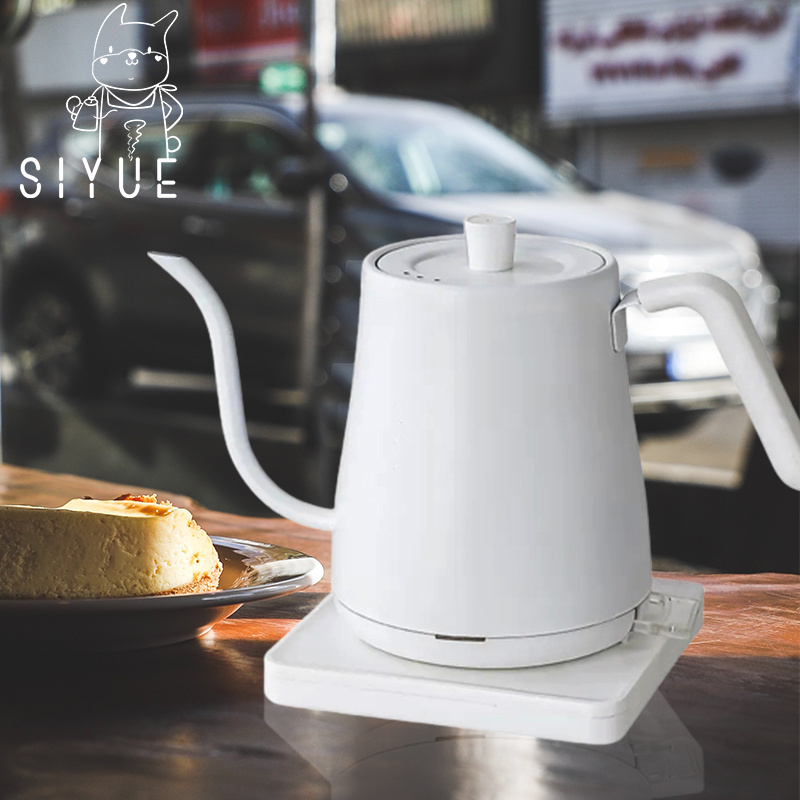 SIYUE 1000ML stainless steel small mini part coffee&tea kettle variable temperature gooseneck water kettle 9635