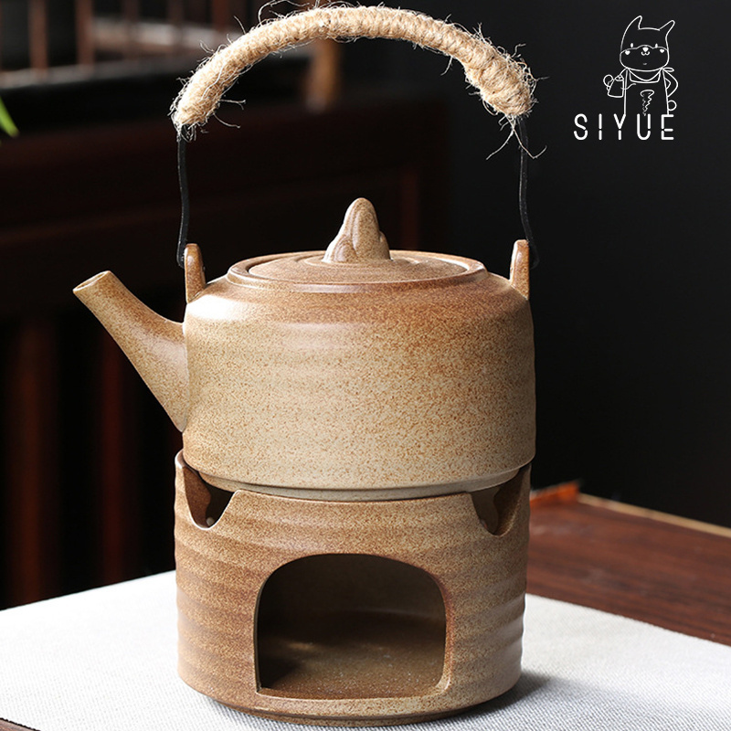 SIYUE Ceramic Charcoal Stove For Candle Heating Chinese Traditional Teapot For Kung Fu Tea Kettle Large Capacity Teaware 9069