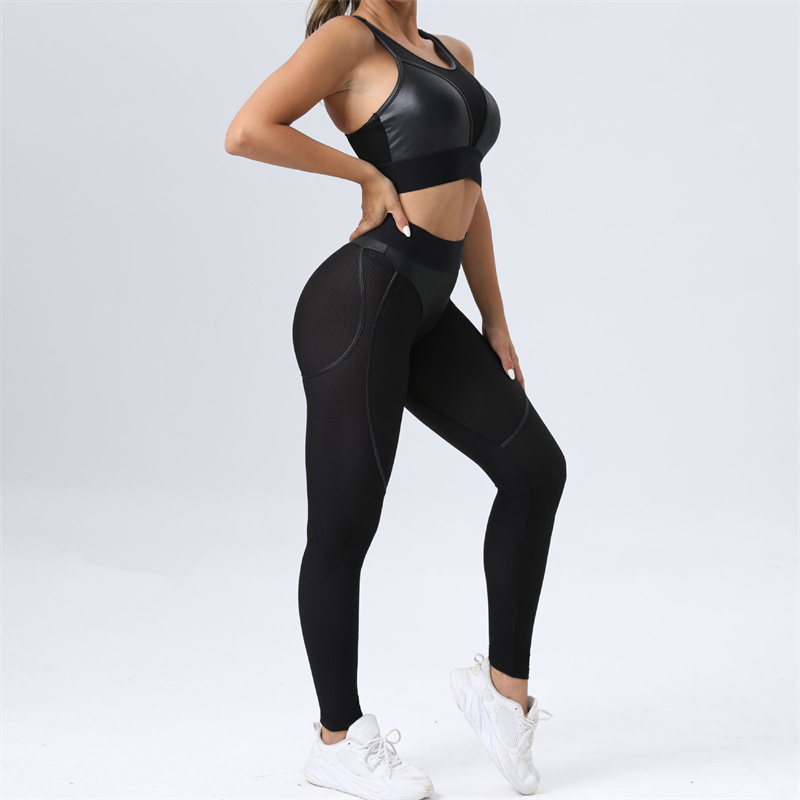 Fitness Butt Lifting Tights Gym Leggings For Women 2023 Workout Set Fitness Wear Gym Tight-Fitting Yoga Set