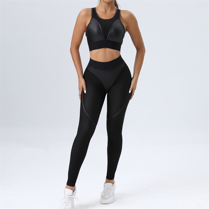 Fitness Butt Lifting Tights Gym Leggings For Women 2023 Workout Set Fitness Wear Gym Tight-Fitting Yoga Set