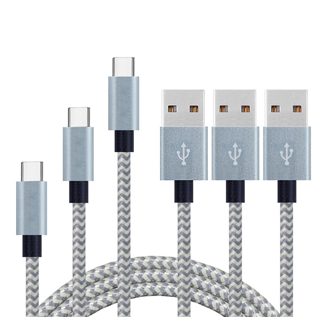 Free Sample usb Type C Cable 3ft 6ft 10ft Bracelet, OEM Cable USB Type C cable 3.0 Red